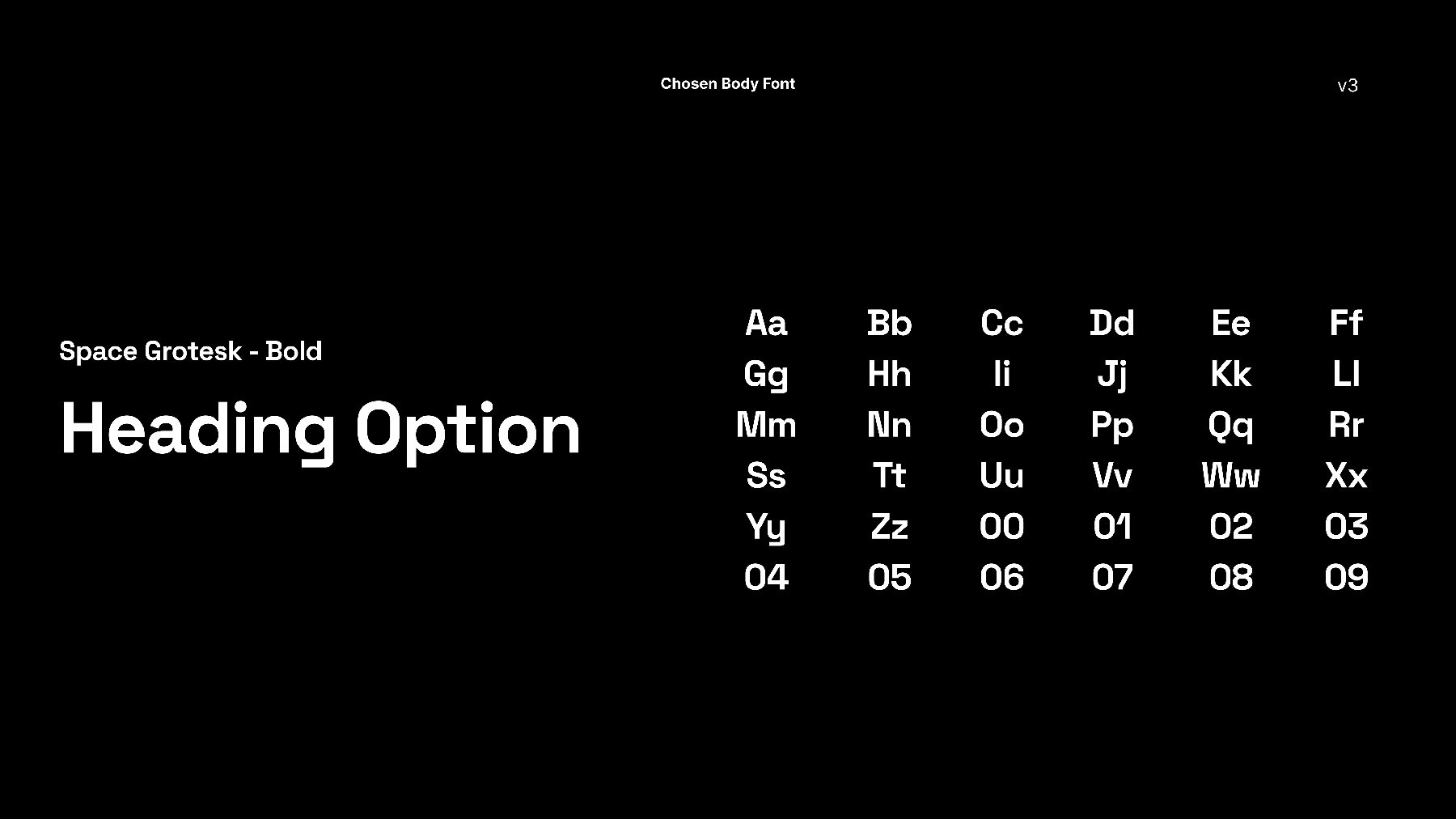 A heading option and usage sample